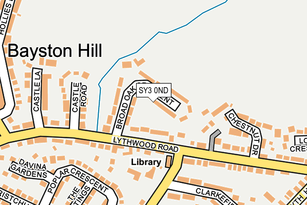 SY3 0ND map - OS OpenMap – Local (Ordnance Survey)