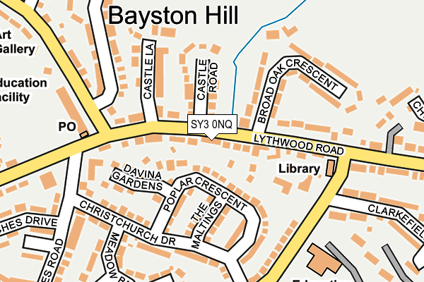 SY3 0NQ map - OS OpenMap – Local (Ordnance Survey)