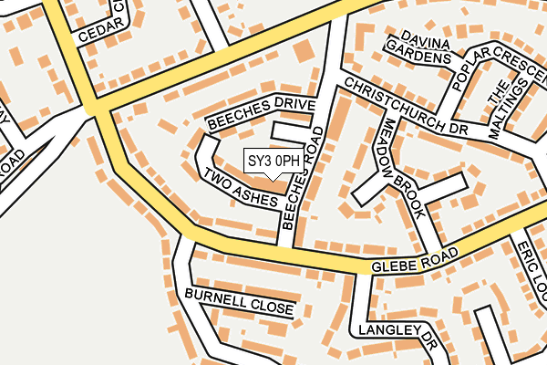 SY3 0PH map - OS OpenMap – Local (Ordnance Survey)