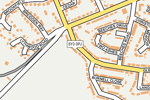 SY3 0PJ map - OS OpenMap – Local (Ordnance Survey)