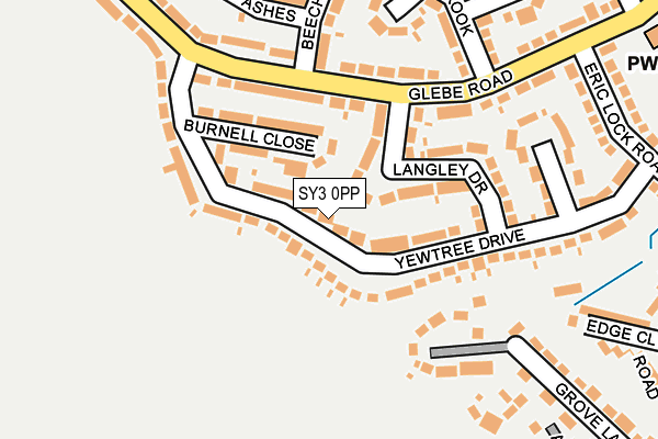 SY3 0PP map - OS OpenMap – Local (Ordnance Survey)