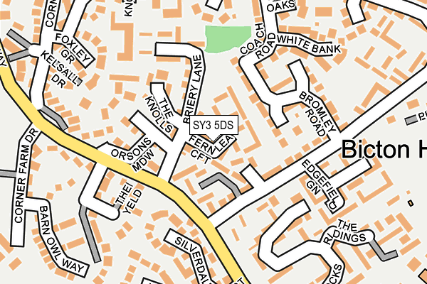 SY3 5DS map - OS OpenMap – Local (Ordnance Survey)