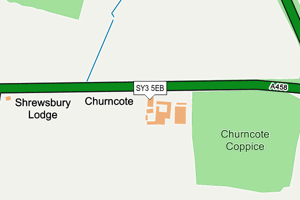 SY3 5EB map - OS OpenMap – Local (Ordnance Survey)