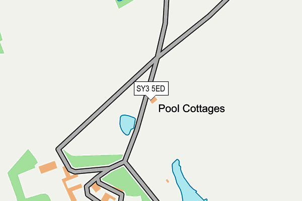 SY3 5ED map - OS OpenMap – Local (Ordnance Survey)