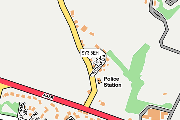 SY3 5EH map - OS OpenMap – Local (Ordnance Survey)