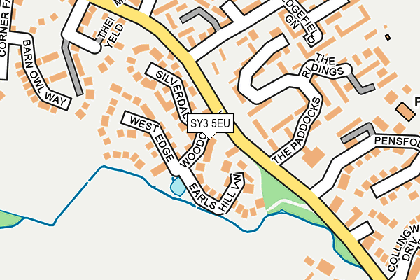 SY3 5EU map - OS OpenMap – Local (Ordnance Survey)