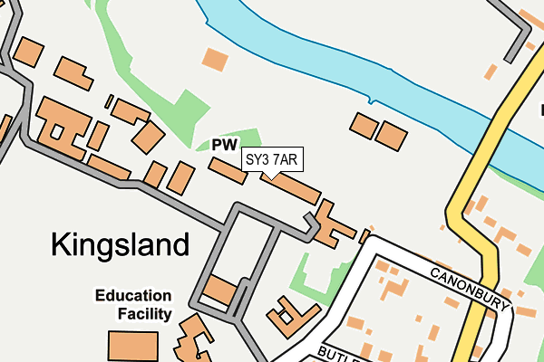 SY3 7AR map - OS OpenMap – Local (Ordnance Survey)