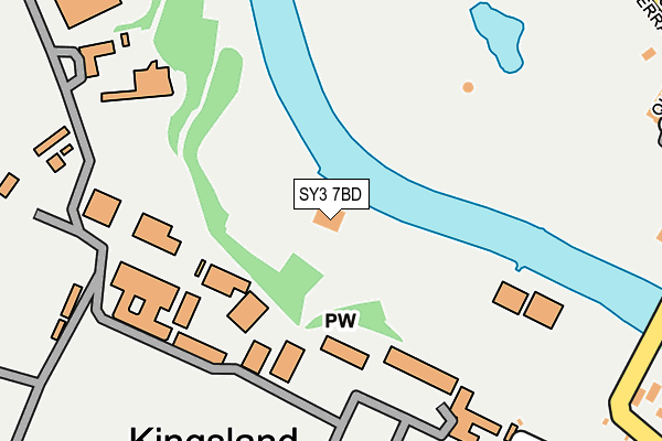 SY3 7BD map - OS OpenMap – Local (Ordnance Survey)