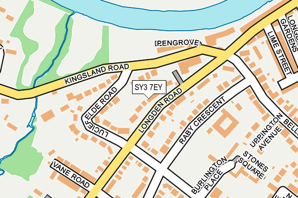 SY3 7EY map - OS OpenMap – Local (Ordnance Survey)