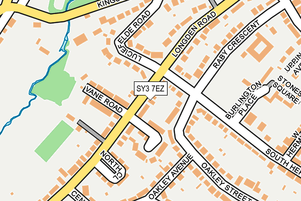 SY3 7EZ map - OS OpenMap – Local (Ordnance Survey)