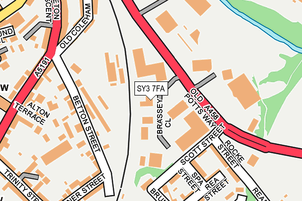 Map of ROB YESCOMBE LIMITED at local scale
