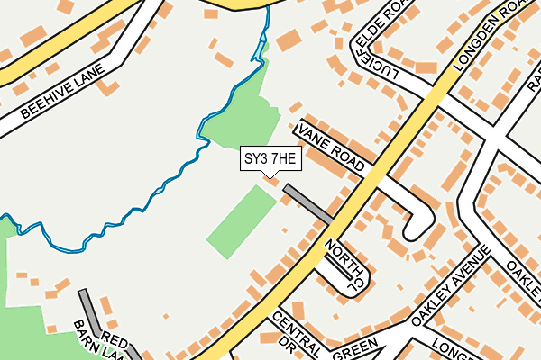SY3 7HE map - OS OpenMap – Local (Ordnance Survey)