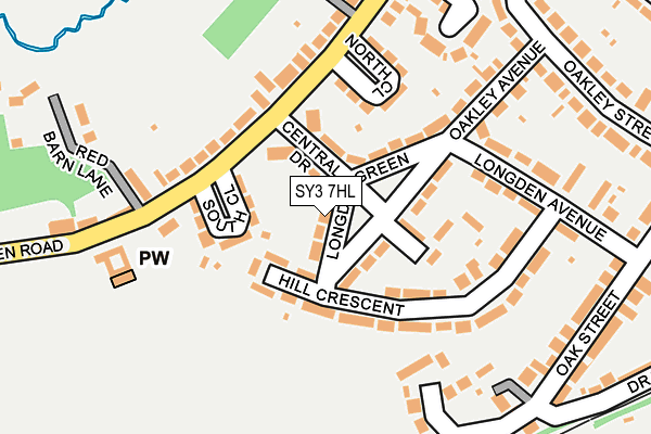 SY3 7HL map - OS OpenMap – Local (Ordnance Survey)