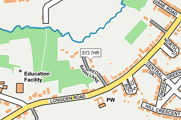 SY3 7HR map - OS OpenMap – Local (Ordnance Survey)