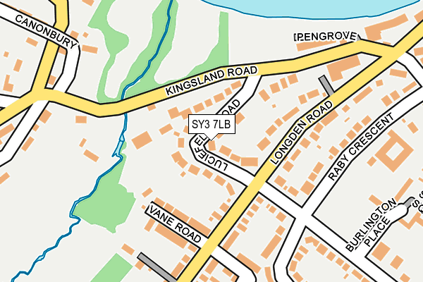 SY3 7LB map - OS OpenMap – Local (Ordnance Survey)