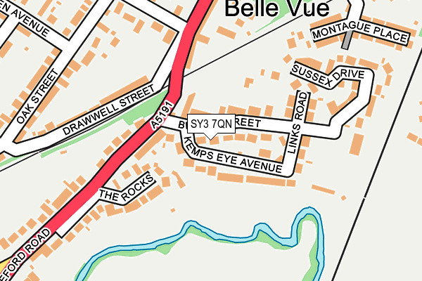 SY3 7QN map - OS OpenMap – Local (Ordnance Survey)