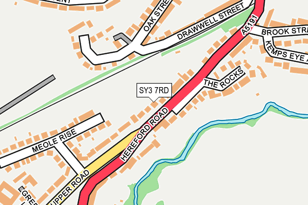 SY3 7RD map - OS OpenMap – Local (Ordnance Survey)