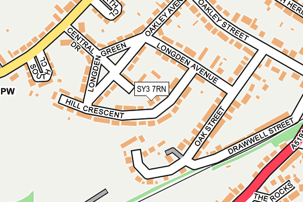 SY3 7RN map - OS OpenMap – Local (Ordnance Survey)