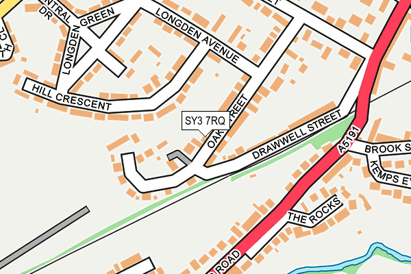 SY3 7RQ map - OS OpenMap – Local (Ordnance Survey)