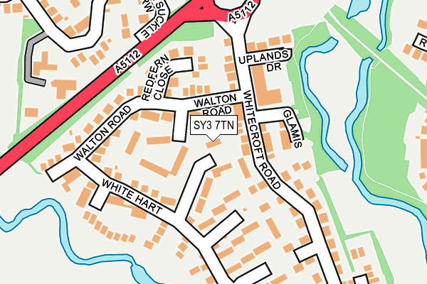 SY3 7TN map - OS OpenMap – Local (Ordnance Survey)