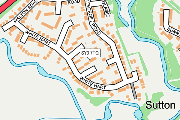 SY3 7TQ map - OS OpenMap – Local (Ordnance Survey)