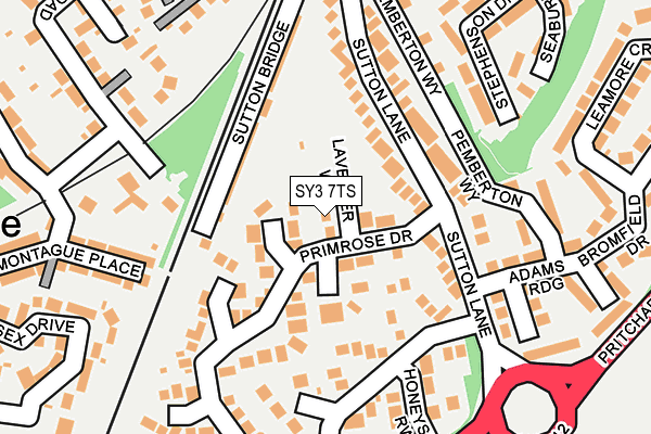 SY3 7TS map - OS OpenMap – Local (Ordnance Survey)