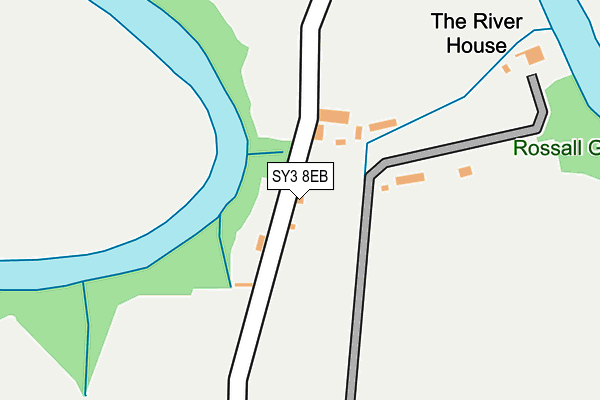 SY3 8EB map - OS OpenMap – Local (Ordnance Survey)