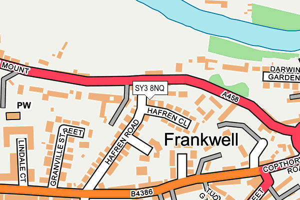 SY3 8NQ map - OS OpenMap – Local (Ordnance Survey)