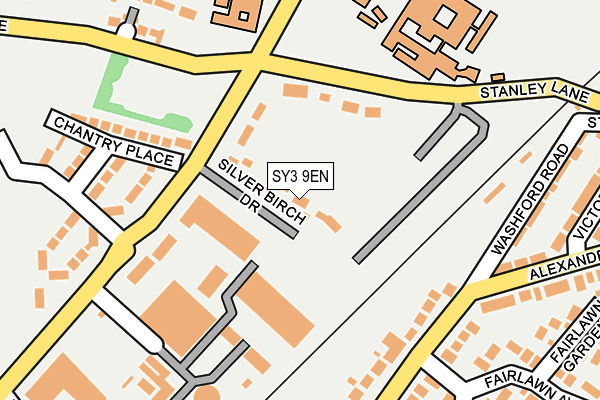 SY3 9EN map - OS OpenMap – Local (Ordnance Survey)