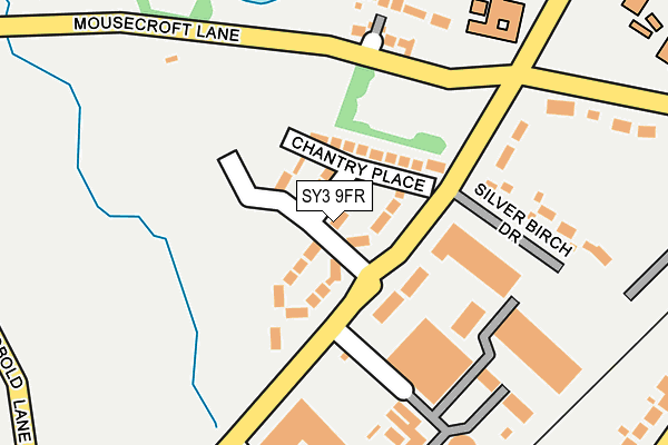 SY3 9FR map - OS OpenMap – Local (Ordnance Survey)