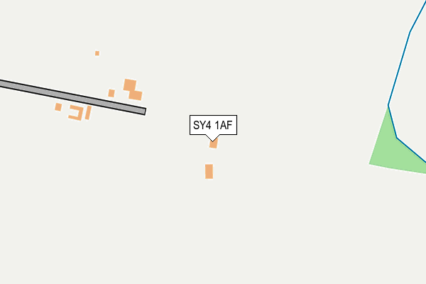 SY4 1AF map - OS OpenMap – Local (Ordnance Survey)