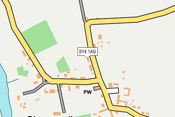 SY4 1AG map - OS OpenMap – Local (Ordnance Survey)