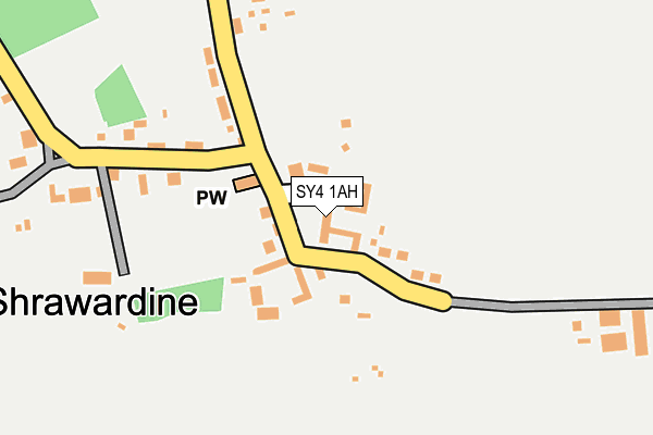 SY4 1AH map - OS OpenMap – Local (Ordnance Survey)