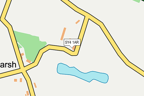 SY4 1AR map - OS OpenMap – Local (Ordnance Survey)