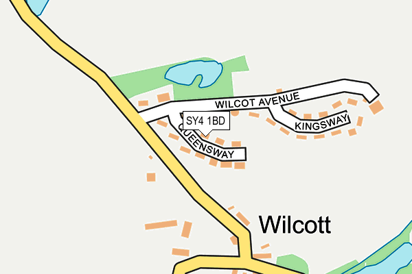 SY4 1BD map - OS OpenMap – Local (Ordnance Survey)