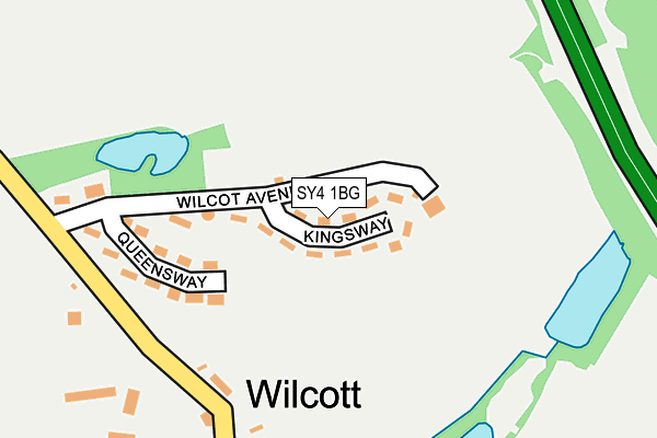 SY4 1BG map - OS OpenMap – Local (Ordnance Survey)