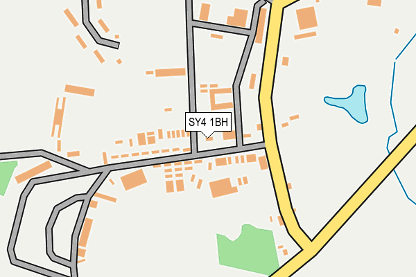 SY4 1BH map - OS OpenMap – Local (Ordnance Survey)