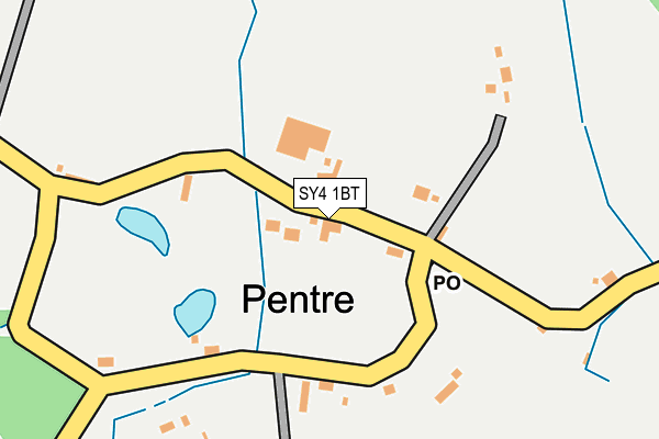 SY4 1BT map - OS OpenMap – Local (Ordnance Survey)