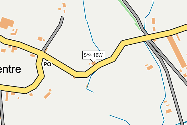 SY4 1BW map - OS OpenMap – Local (Ordnance Survey)