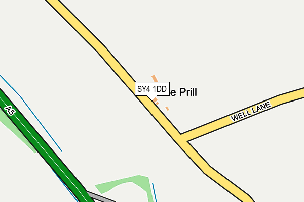 SY4 1DD map - OS OpenMap – Local (Ordnance Survey)