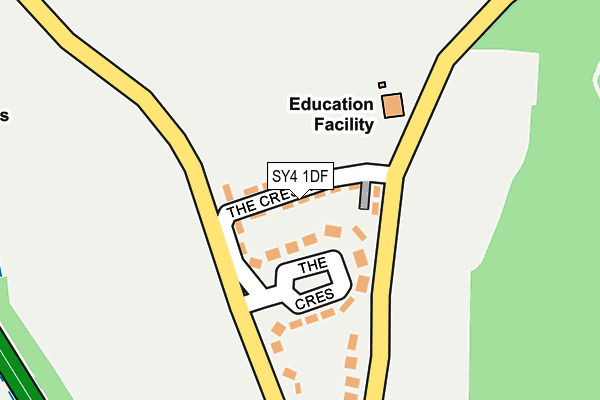 SY4 1DF map - OS OpenMap – Local (Ordnance Survey)