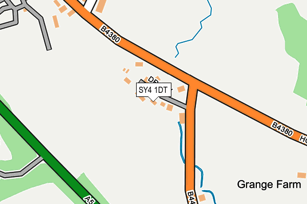 SY4 1DT map - OS OpenMap – Local (Ordnance Survey)