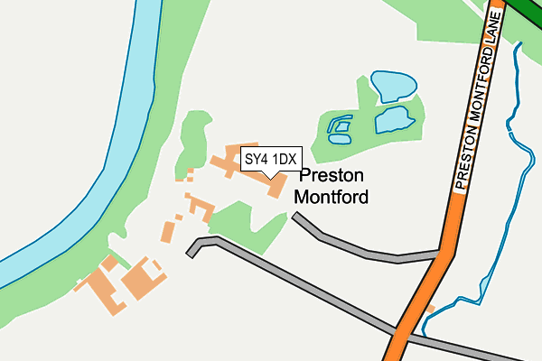 SY4 1DX map - OS OpenMap – Local (Ordnance Survey)