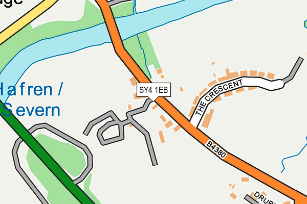 SY4 1EB map - OS OpenMap – Local (Ordnance Survey)