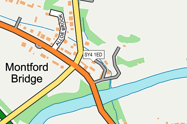 SY4 1ED map - OS OpenMap – Local (Ordnance Survey)