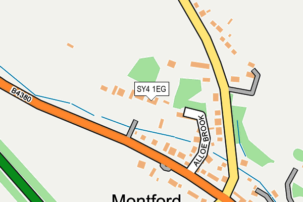 SY4 1EG map - OS OpenMap – Local (Ordnance Survey)