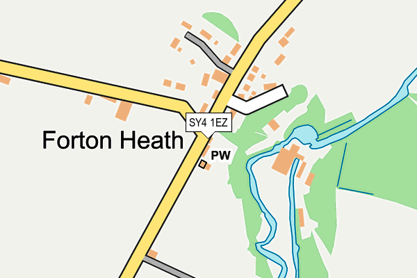 SY4 1EZ map - OS OpenMap – Local (Ordnance Survey)