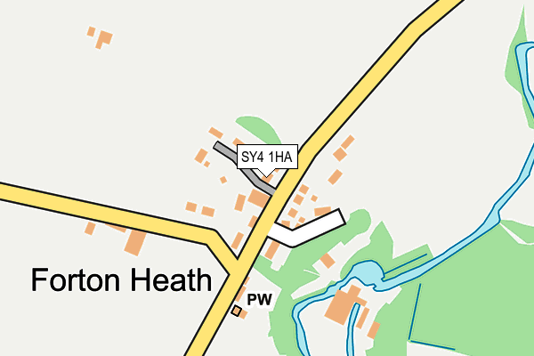 SY4 1HA map - OS OpenMap – Local (Ordnance Survey)