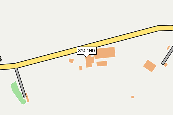 SY4 1HD map - OS OpenMap – Local (Ordnance Survey)