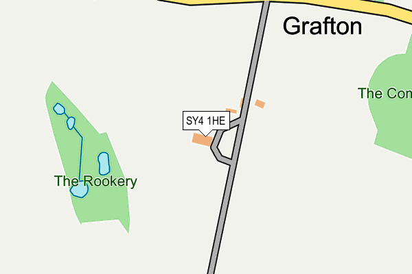 SY4 1HE map - OS OpenMap – Local (Ordnance Survey)